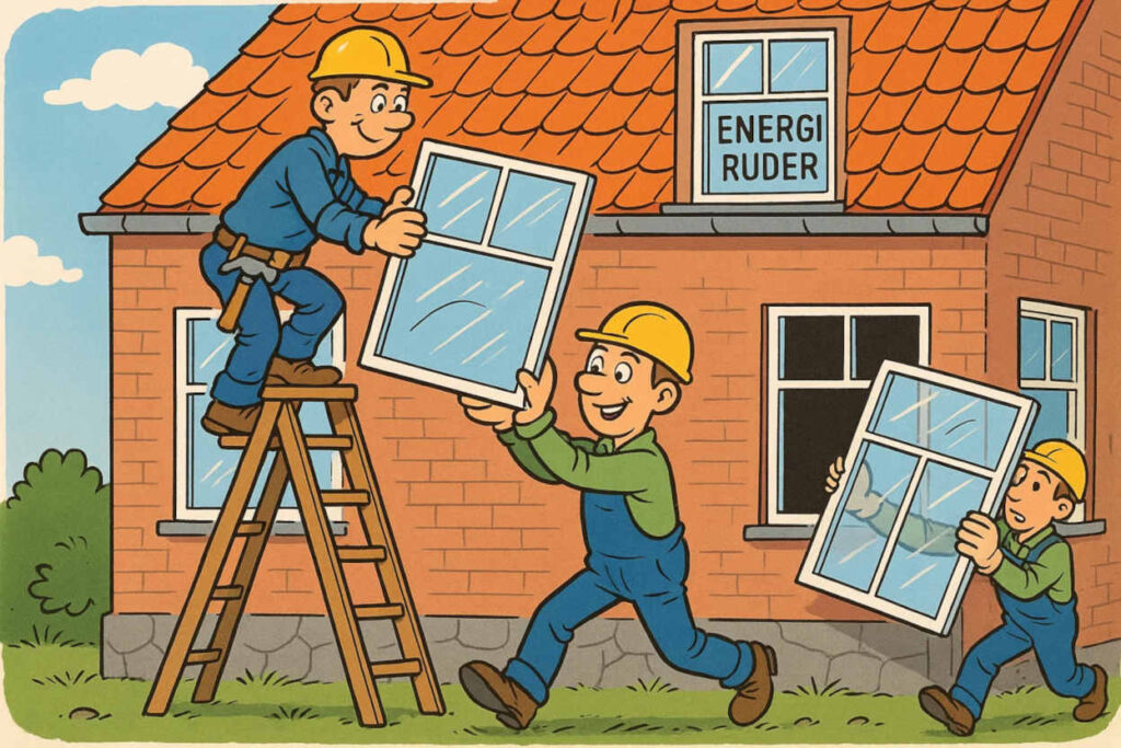 Effektiv energirenovering - energibesparende vinduer